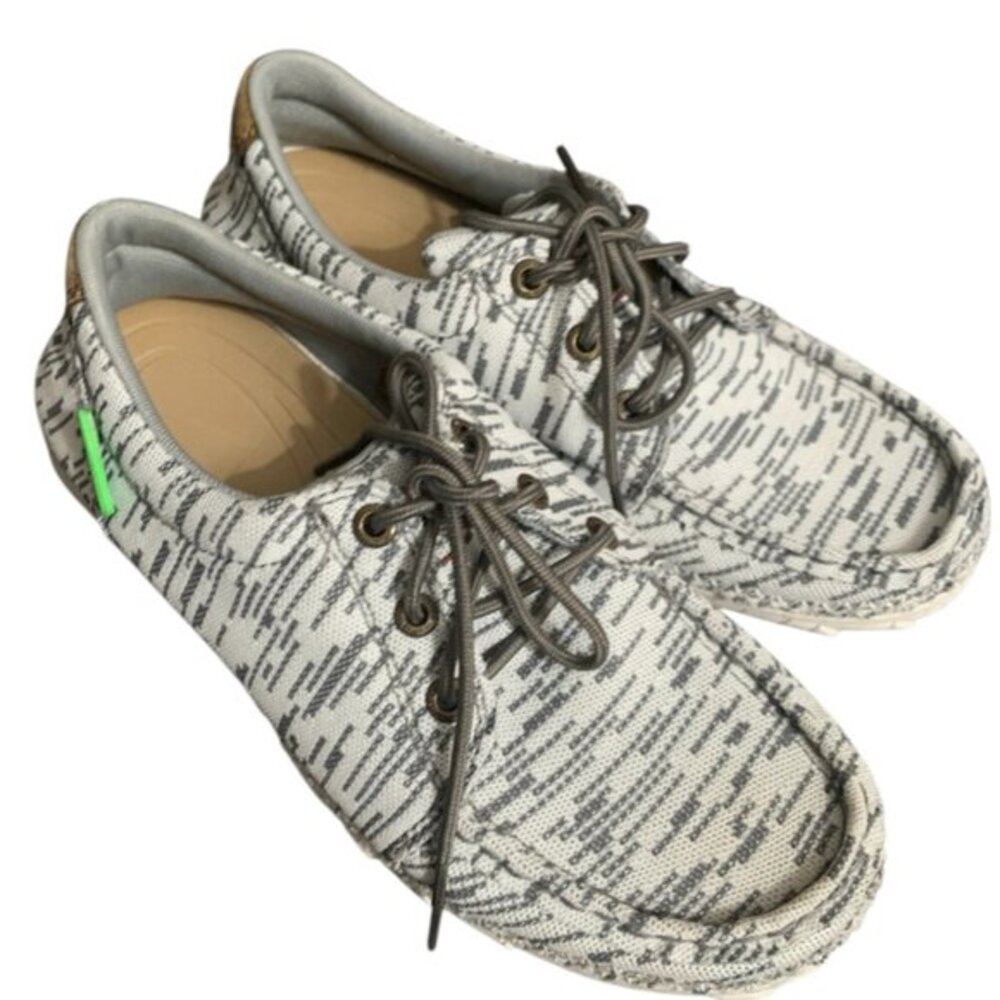 Twisted X Casual Shoes Zero-X Ladies Size 5.5 Gre White